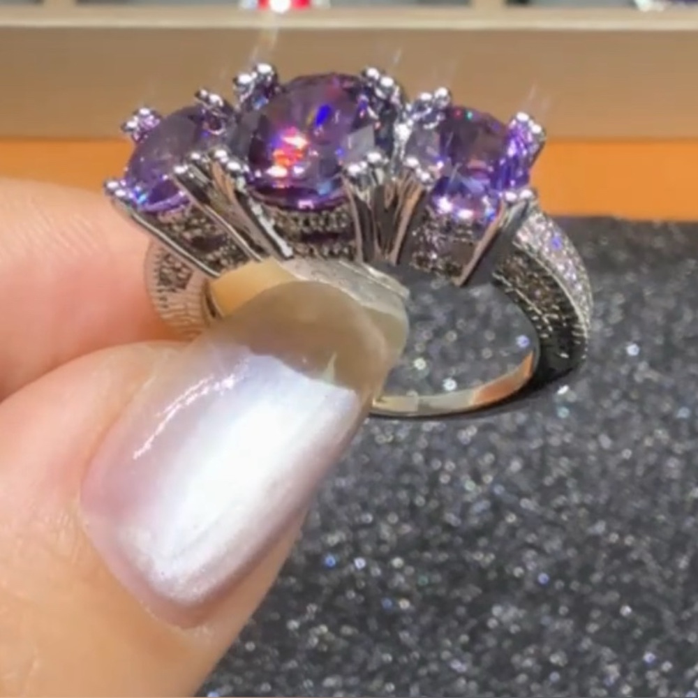 Beautiful amethyst ring - Picture 5 of 6